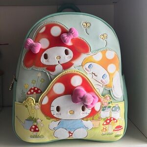 Sanrio My Melody Backpack - Mint Green and Red